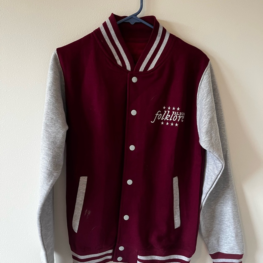 taylor swift folklore varsity jacket